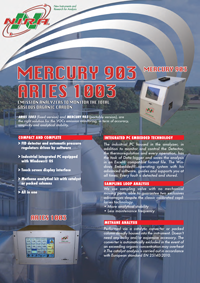 Solvent analyser Mercury 903