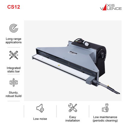 Valstat® CS12-750 - an ionising air blower with static eliminator & 3Meters HV cable STD