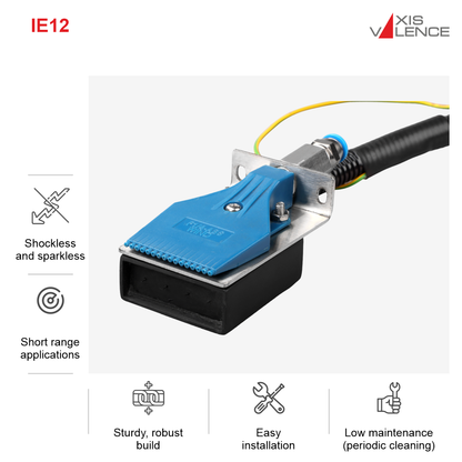 Valstat® IE12 static eliminator-Ionising air edger with gun, 3Meters HV cable and quick coupler for 6mm tube inlet for compressed ai