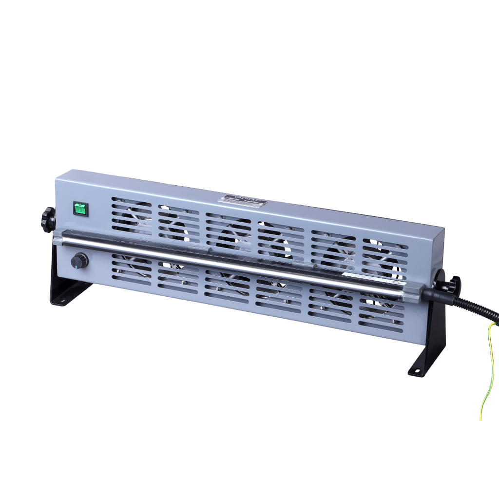 Valstat® BS12H-an air ioniser with 10 No built in fans static eliminator,OL-2060mm;3Meters HV cable ;STD & single phase input cable