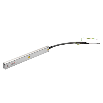 Valstat®VR30C AC shockless static eliminating bar CE, EL-4400, OL-4490, WW-4400mm; 3Meters HV cable
