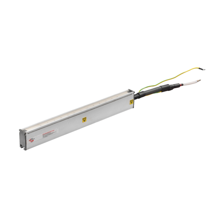 Valstat®VR32C AC shockless static eliminating bar CE, EL-0060, OL-0150, WW-0050mm; 3Meters HV cable