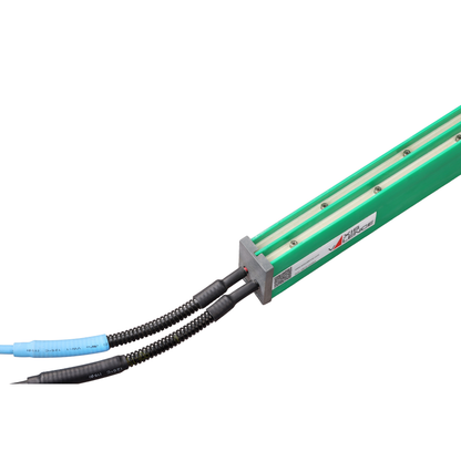 Valstat®VR90 DC,shockless static eliminating barEL 3900 mm OL 3970 mm & HV cable 3Meters replaceable pin, with mounting bracket