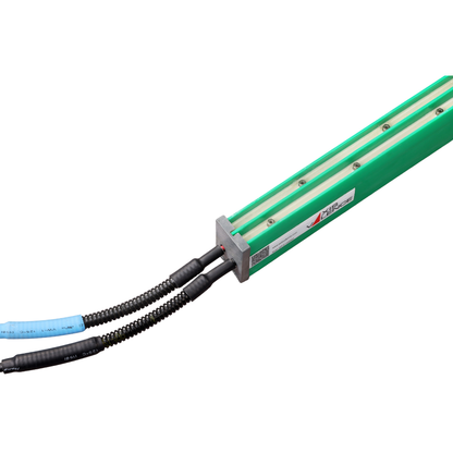 Valstat®VR90 DC,shockless static eliminating barEL 3900 mm OL 3970 mm & HV cable 3Meters replaceable pin, with mounting bracket