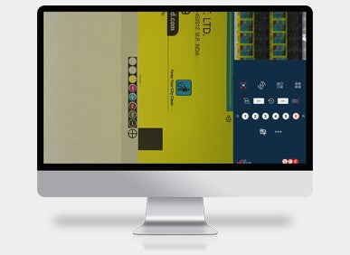 ViewAXIS Giga web video/print viewing system, with optical zoom